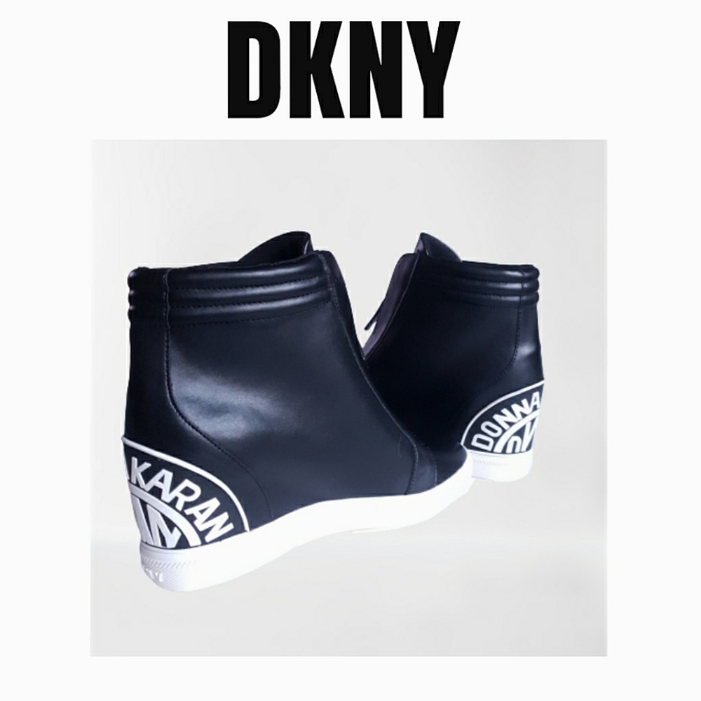 DKNY Connie Slip-On Wedge Sneakers Sz 7 - Picture 12 of 15